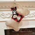 2021New Christmas Pet Socks Decorações de Natal Decorações de Natal Bolsa de Presente Supplies de férias